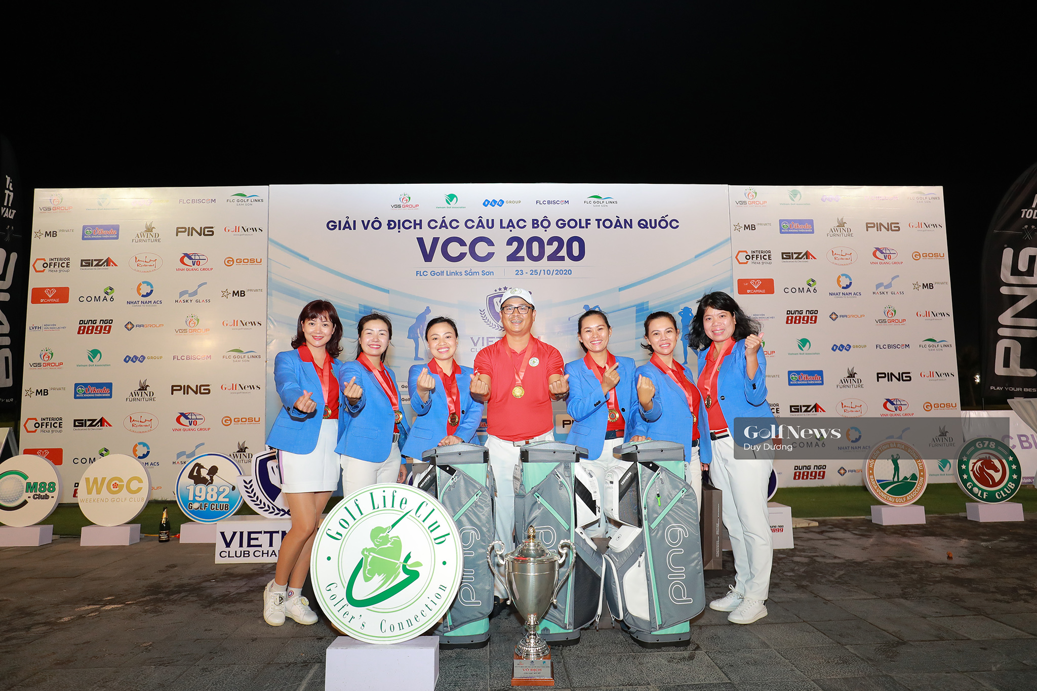 VCC 2020: CLB Golf Life Club (GLC) giành chức vô địch bảng Nữ