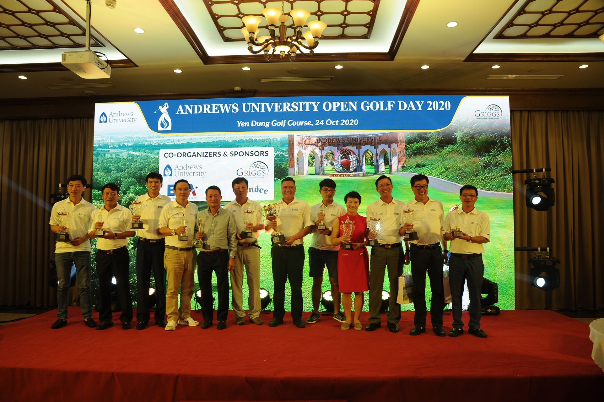 Golfer Trần Quang vô địch giải ANDREWS UNIVERSITY OPEN GOLF DAY 2020
