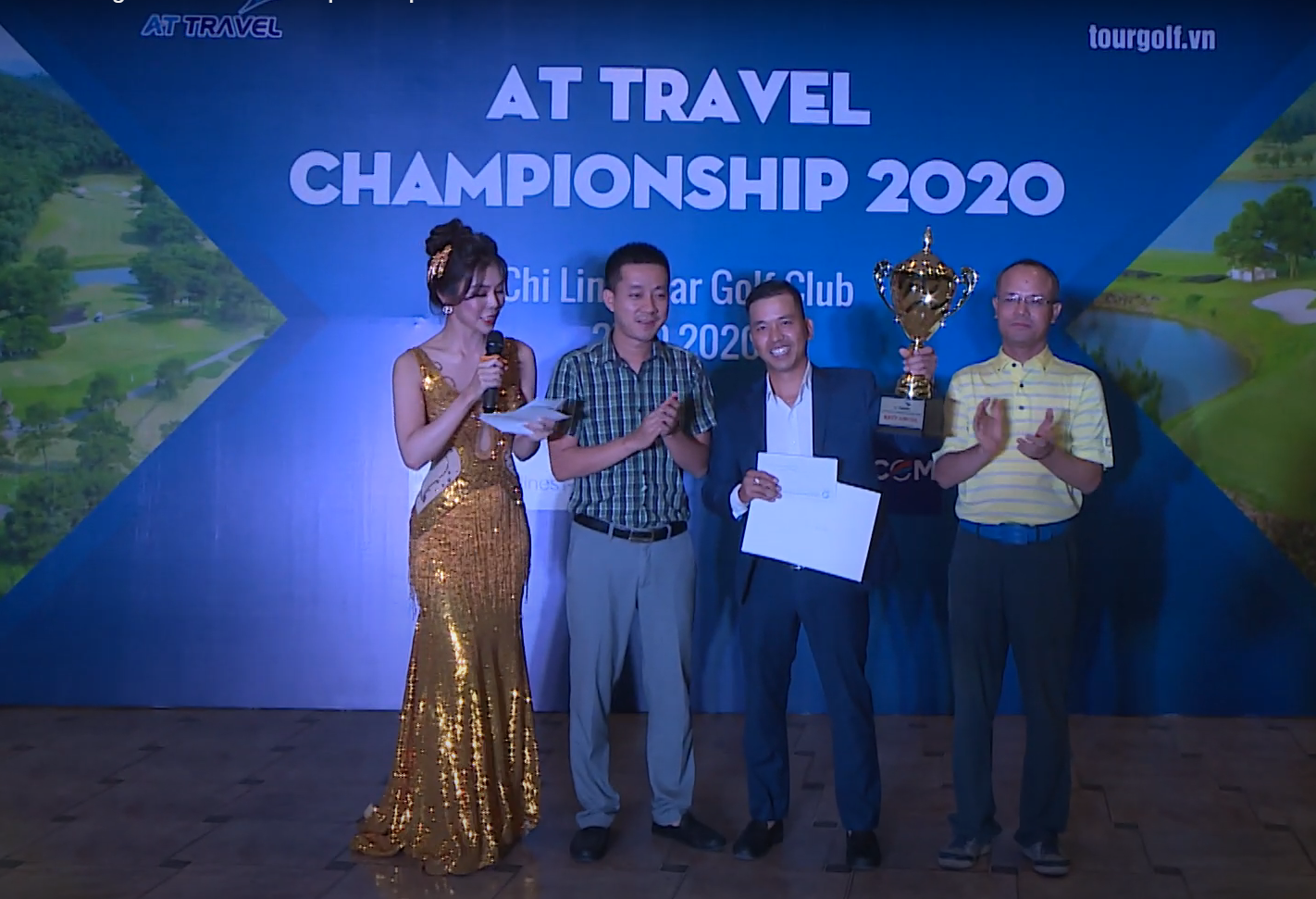 Golfer Đỗ Văn Nam vô địch Giải Golf AT Travel Championship 2020