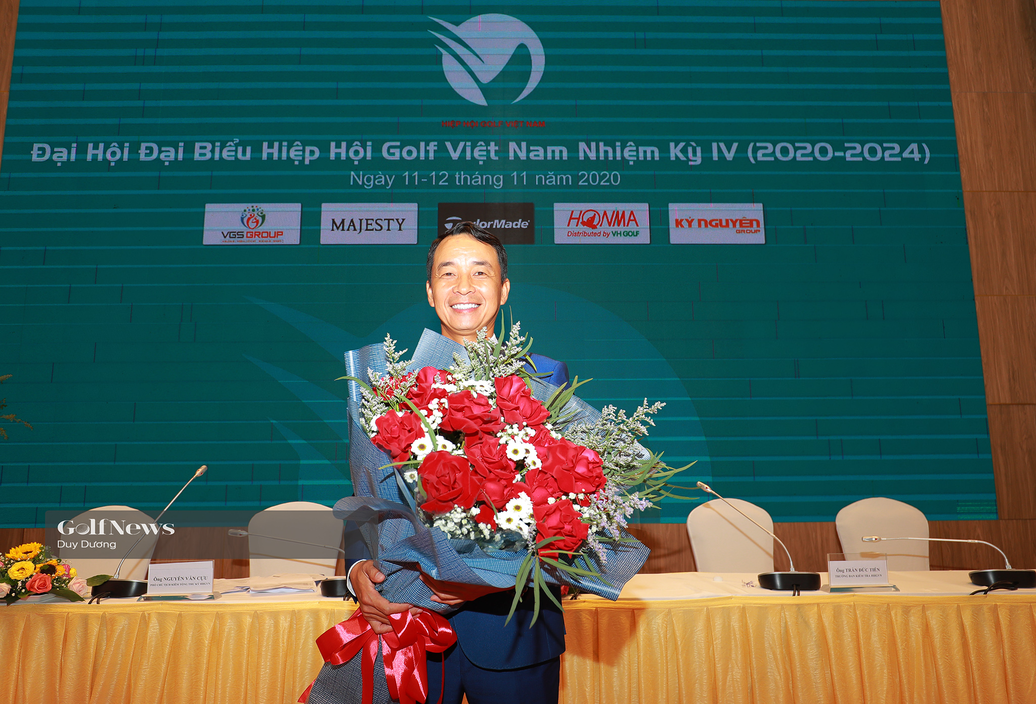 Ông Lê Kiên Thành tái ứng cử chủ tịch, Ông Lê Hùng Nam làm Tổng thư ký Hiệp hội golf Việt Nam nhiệm kỳ IV.
