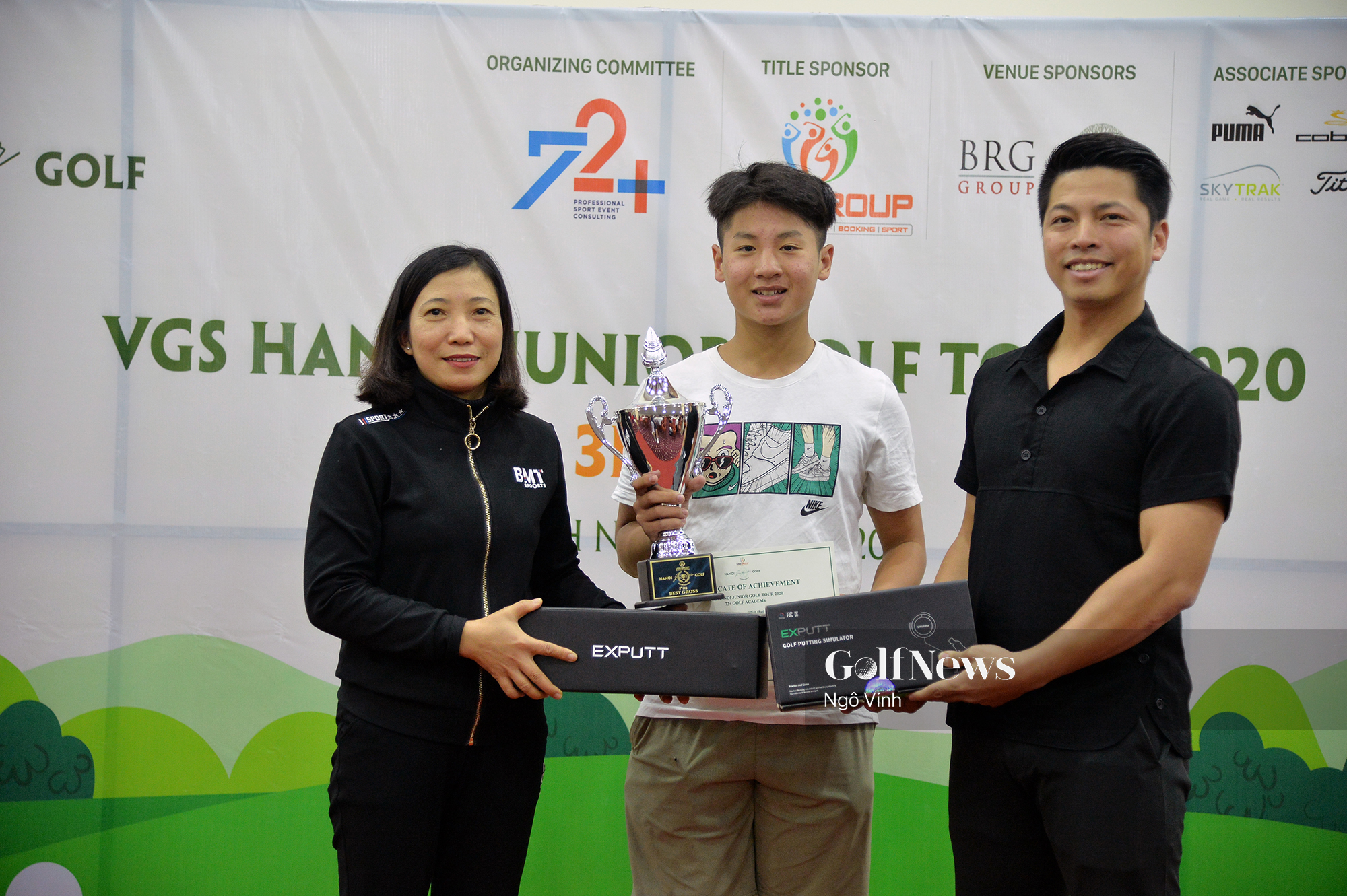 Golfer Đoàn Uy vô địch vòng 3 VGS Hanoi Junior Golf Tour 2020