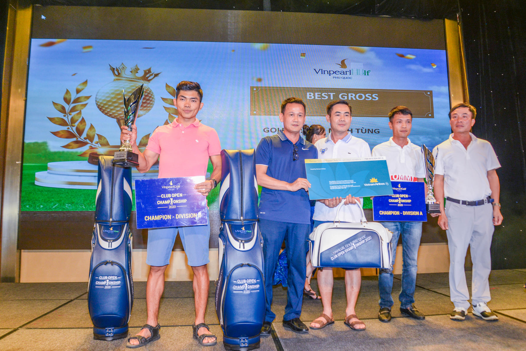 Golfer Ngô Minh Tùng vô địch giải Vinpearl Golf Phú Quốc Club Open Championship 2020