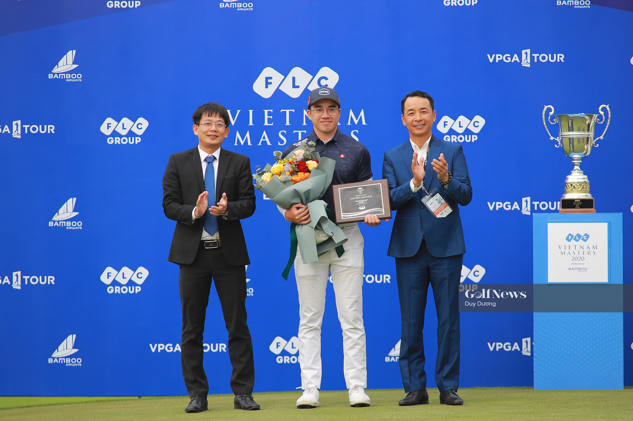 FLC Vietnam Masters 2020: Võ Gia Thống xứng đáng với danh hiệu golfer nghiệp dư xuất sắc nhất.