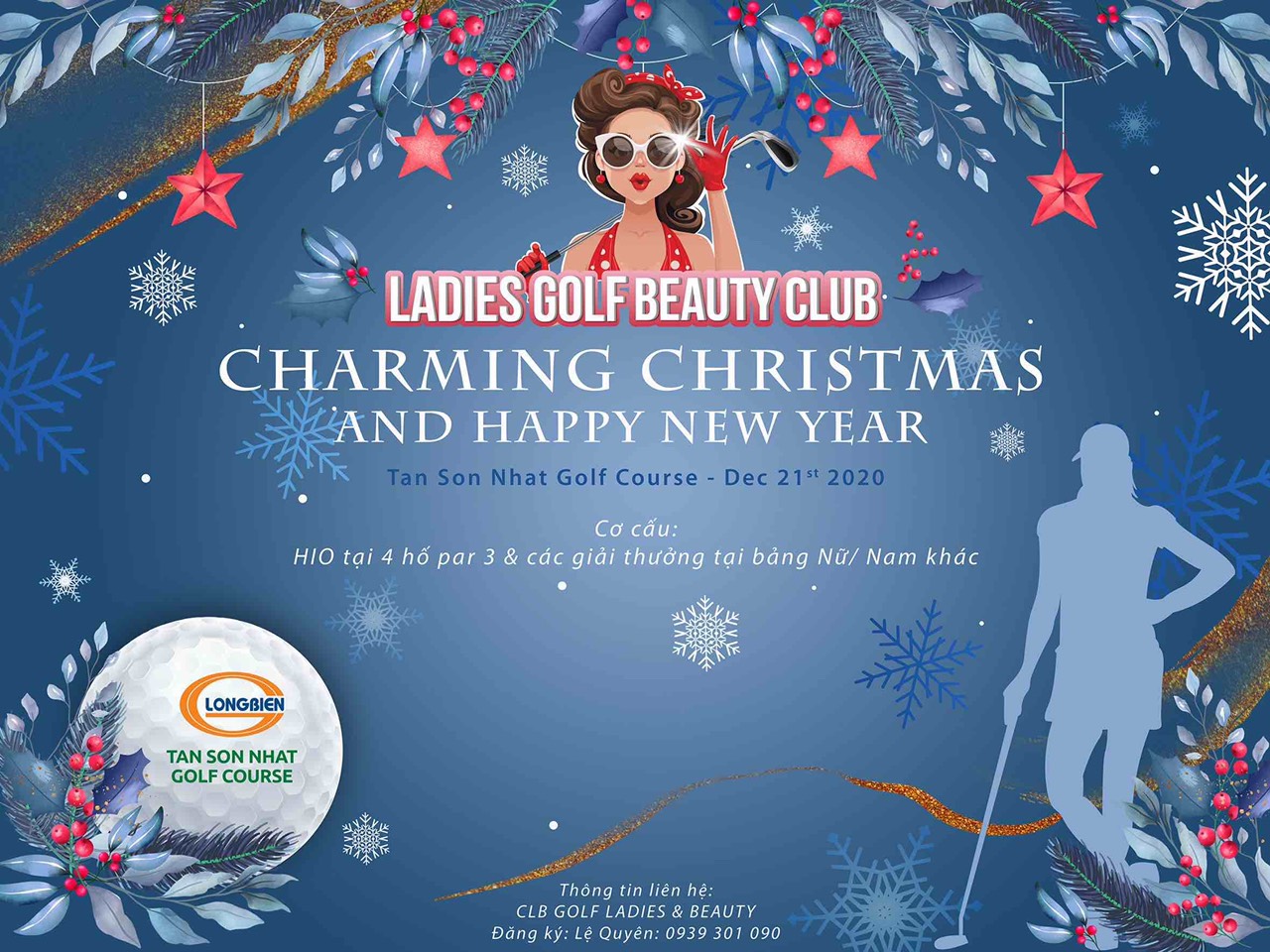 CLB Ladies Golf & Beauty Club tổ chức outing đón Giáng sinh và năm mới.