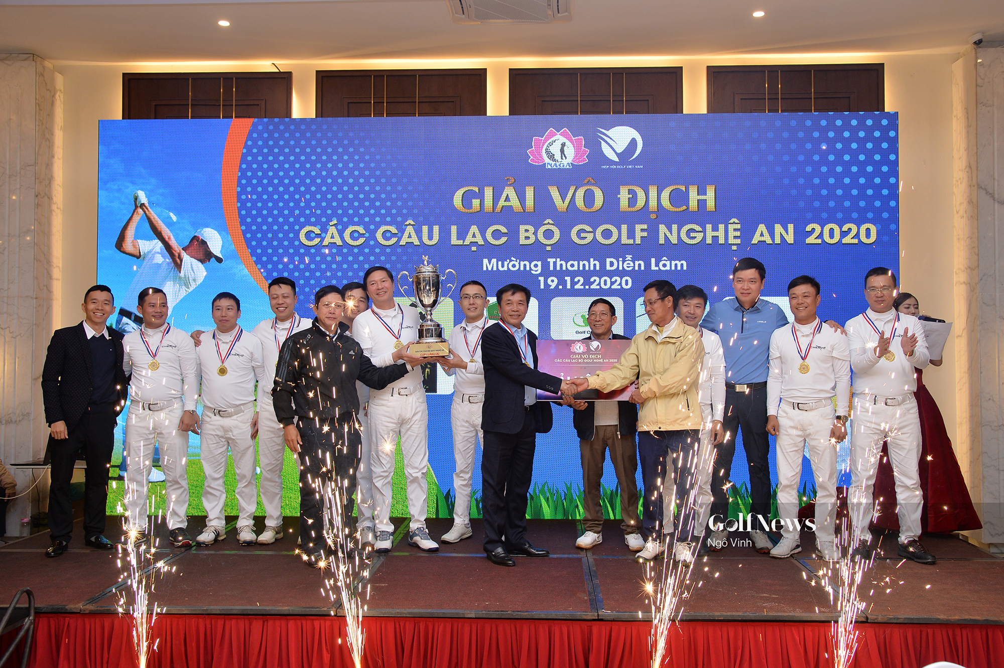 Giải Vô địch các CLB golf Nghệ An 2020: King Club đăng quang ngôi vương sau màn “rượt đuổi” kịch tính