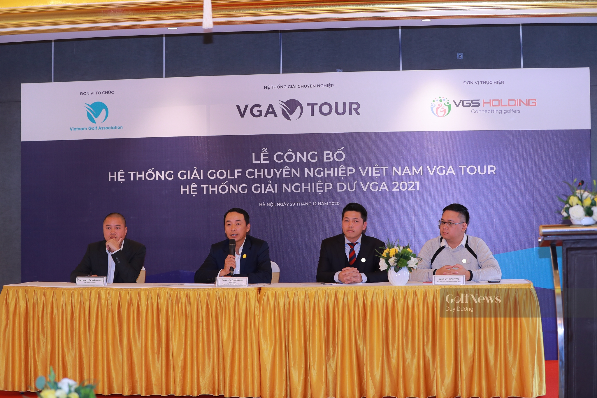 Hiệp hội golf Việt Nam ra mắt hệ thống giải golf chuyên nghiệp VGA TOUR.