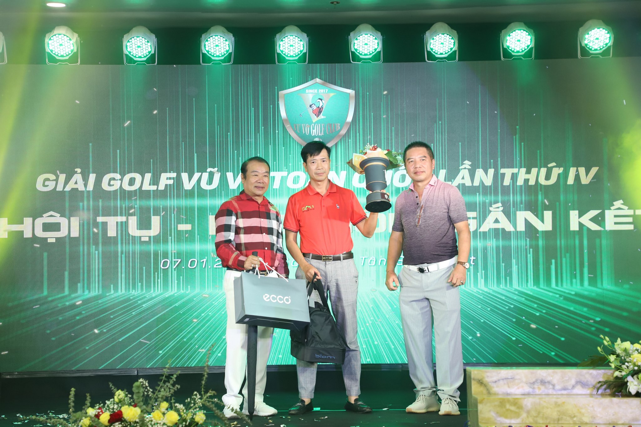 Golfer Vũ Minh Huy giành Best Gross tại giải Vũ Võ Toàn Quốc lần thứ IV