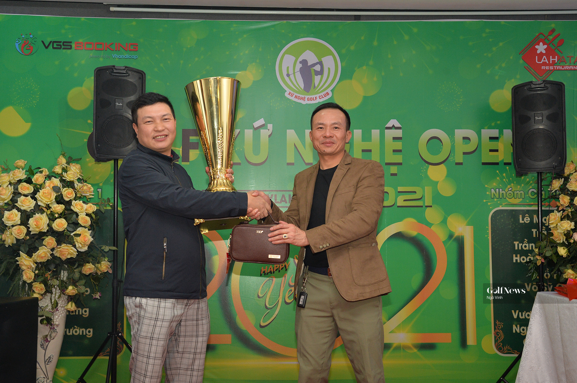 Golfer Đậu Đức Ái vô địch Giải golf Xứ Nghệ Open 2021