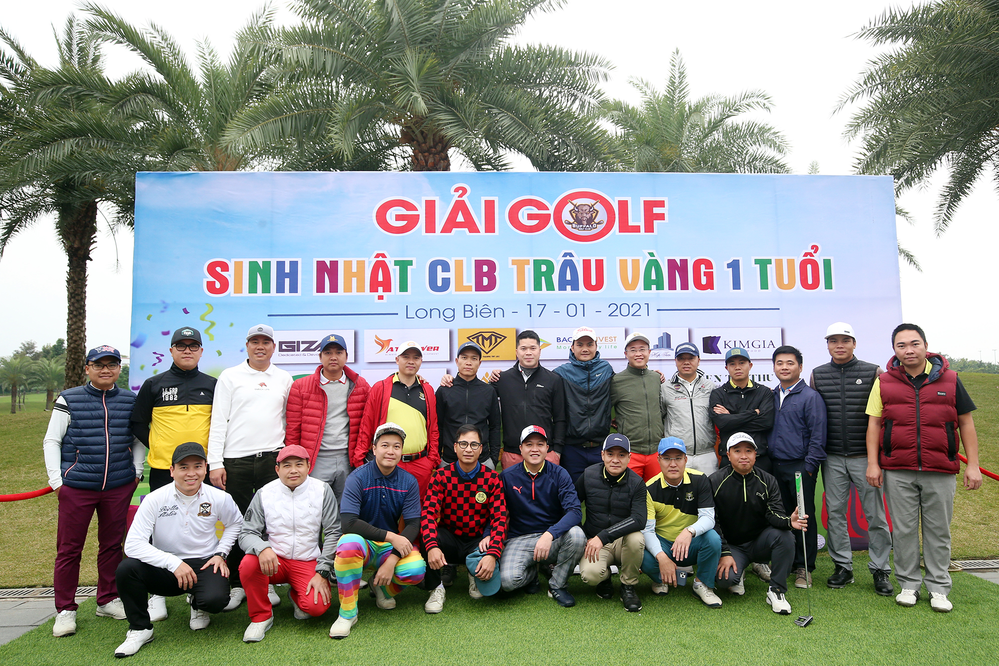 CLB Golf Trâu Vàng tưng bừng tổ chức giải đấu kỷ niệm 1 tuổi