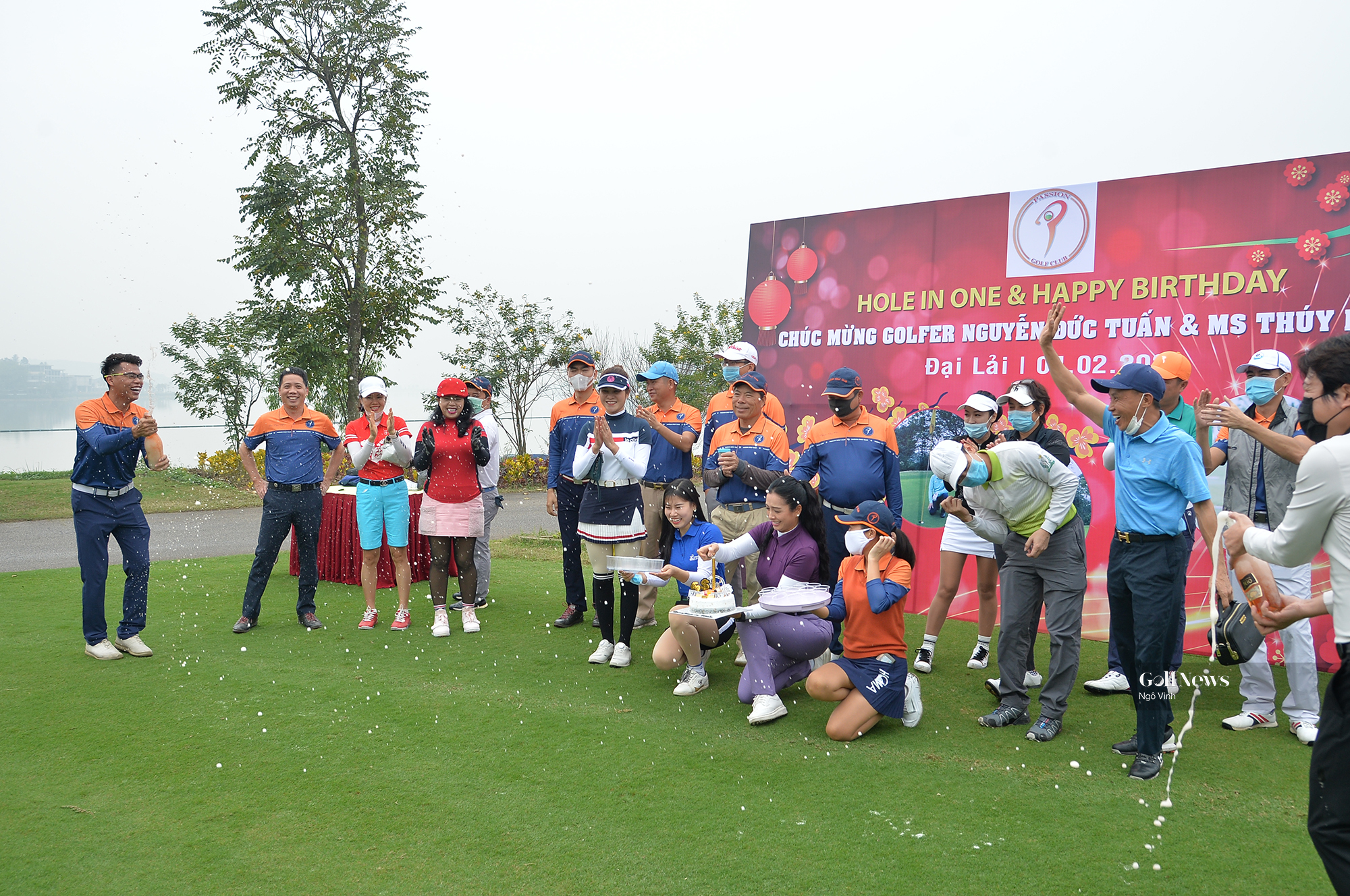 Nhận 200 triệu từ VGS Sport, golfer Nguyễn Đức Tuấn tổ chức giải golf mừng HIO
