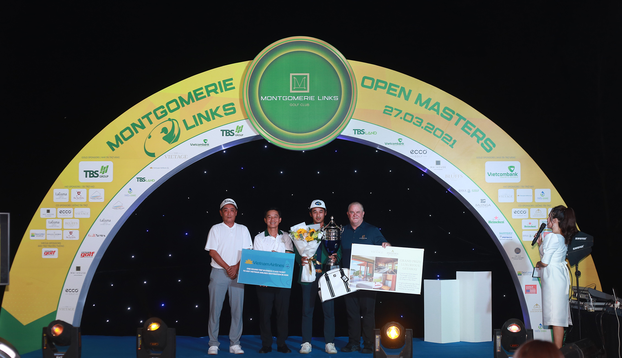 Golfer Trần Văn Hiếu vô địch giải Montgomerie Links Open Masters