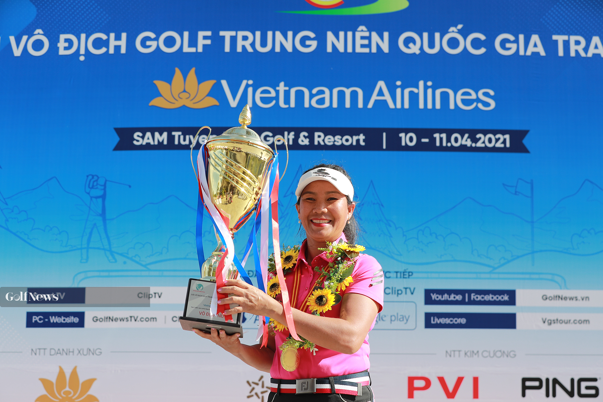 Nguyễn Thị Ngọc Dung vô địch giải Trung niên Quốc gia ngay lần đầu tham dự