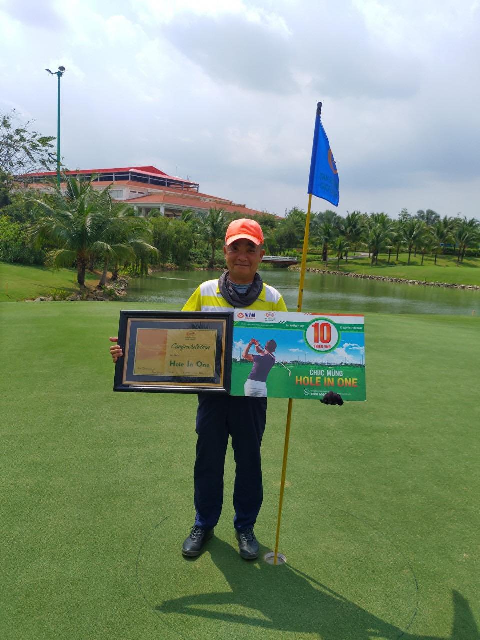 Sử dụng gói dịch vụ của VGS Sport, golfer Ngô Tuấn Anh trúng 100 triệu đồng