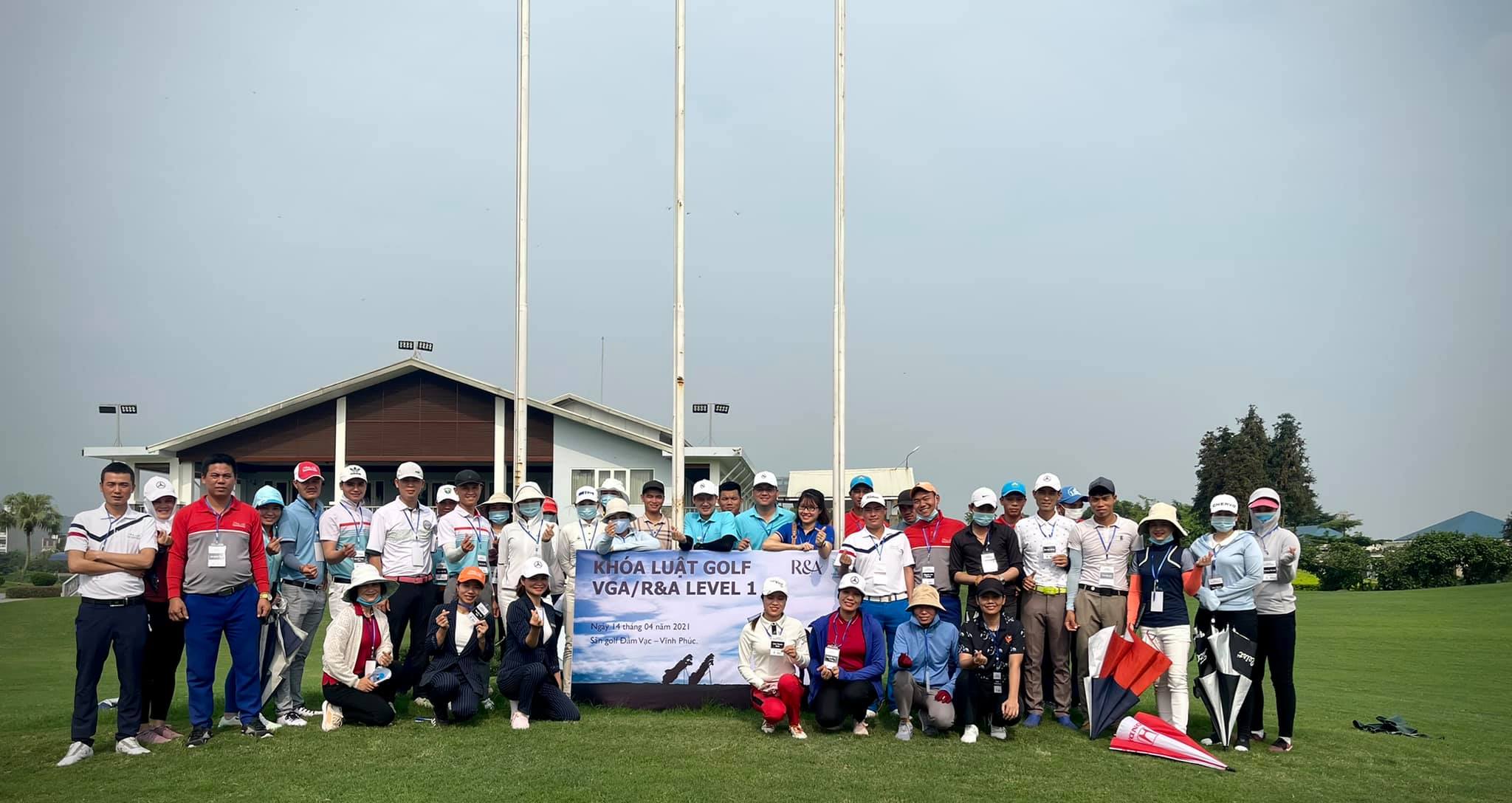 Hội đồng trọng tài golf Quốc gia tổ chức 2 khoá luật golf tại Vĩnh Phúc