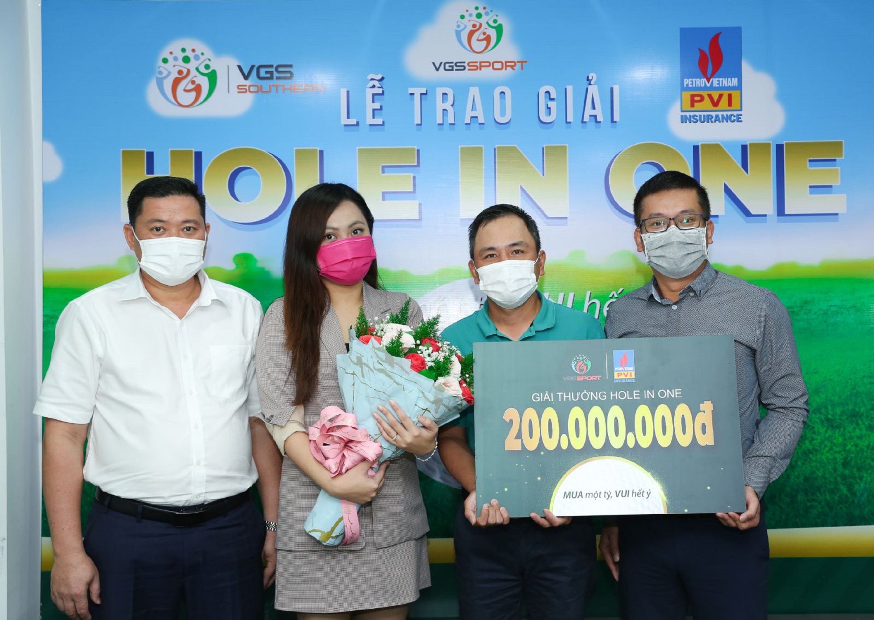 Golfer Nguyễn Quốc Dũng: "Giải thưởng HIO của VGS Sport là lộc trời cho."