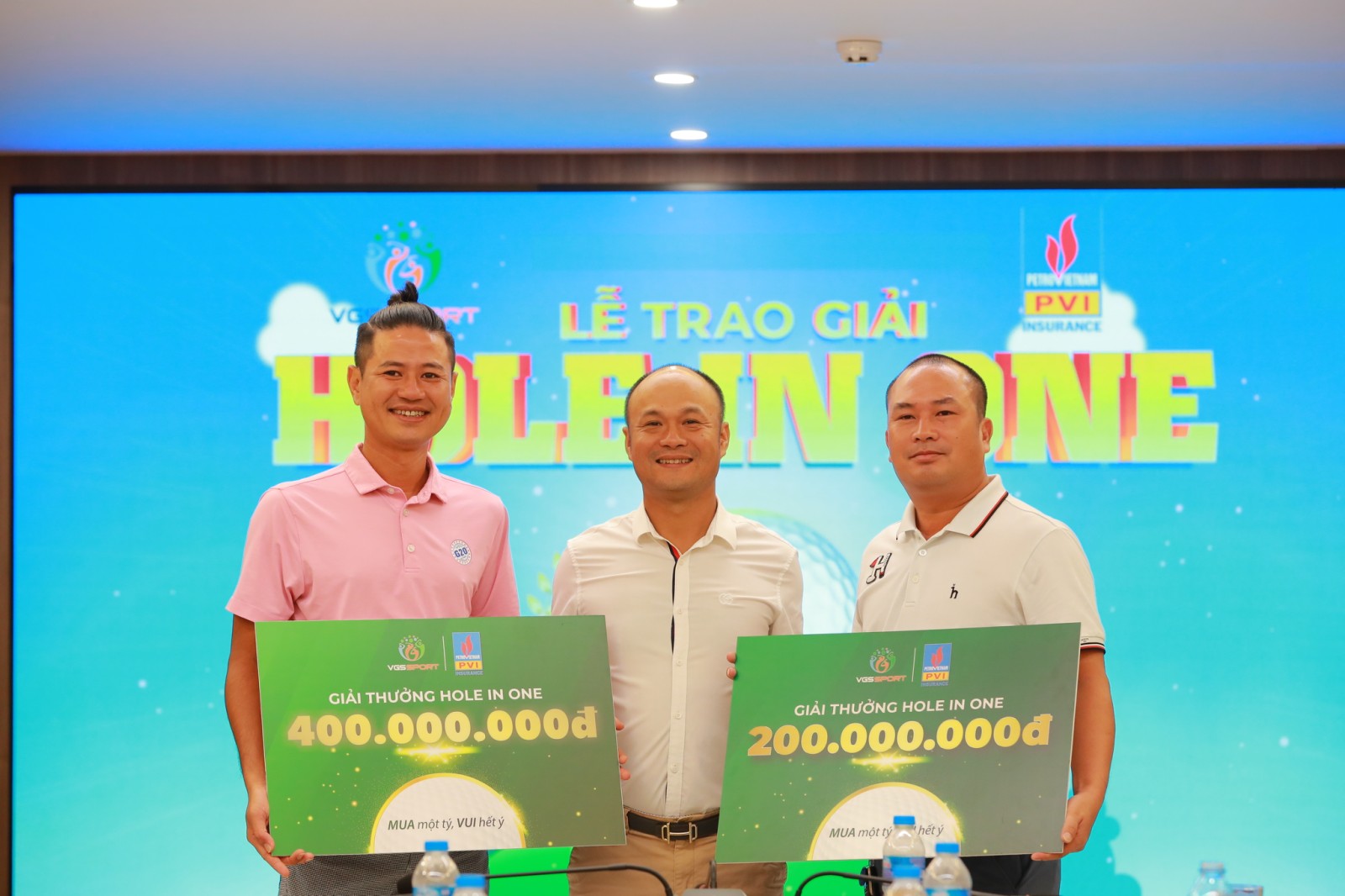VGS Sport trao thưởng 600 triệu cho 2 golfer ghi HIO trong tháng 7