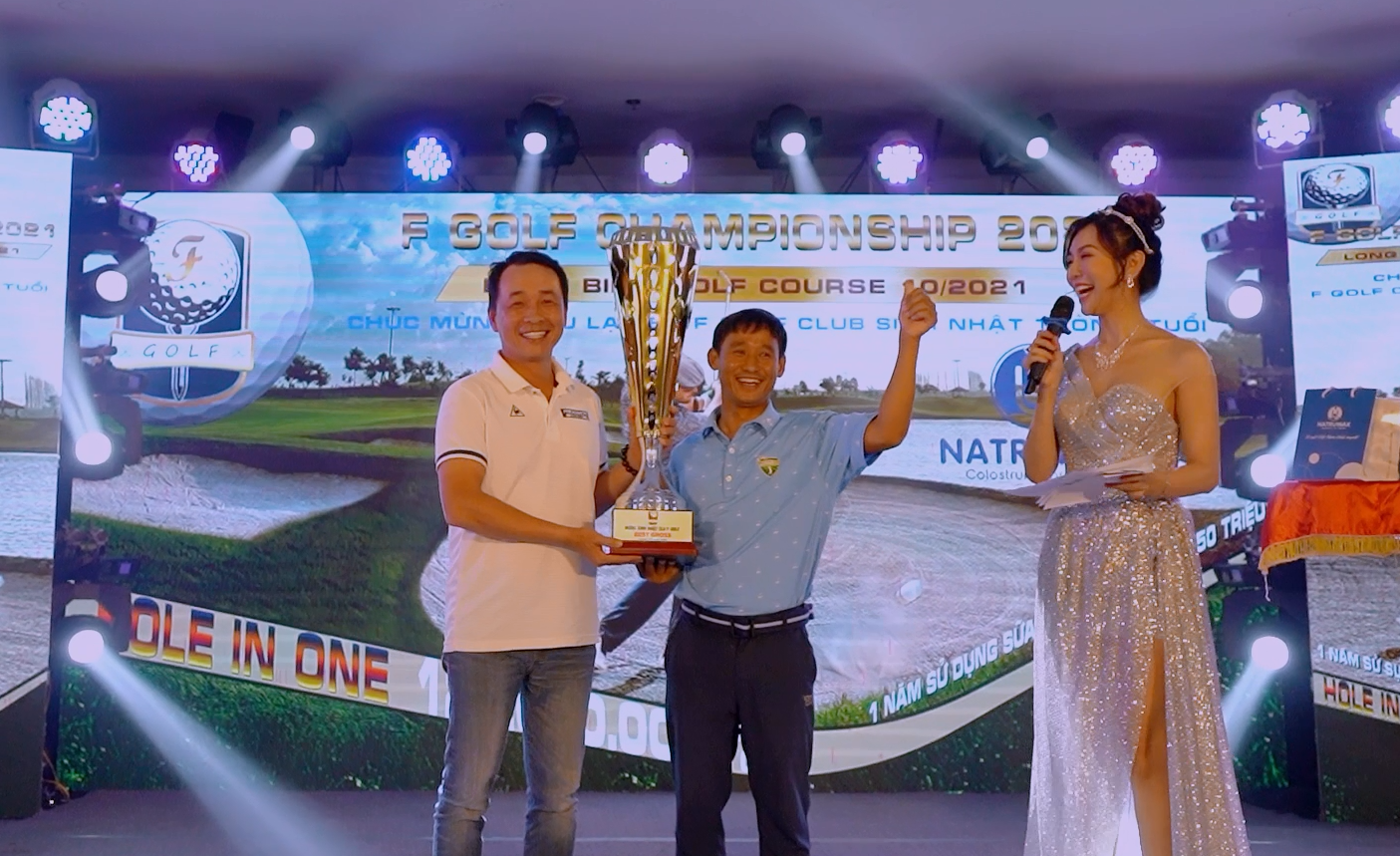 Golfer Dương Văn Vinh vô địch giải mừng sinh nhật 1 tuổi CLB F Golf