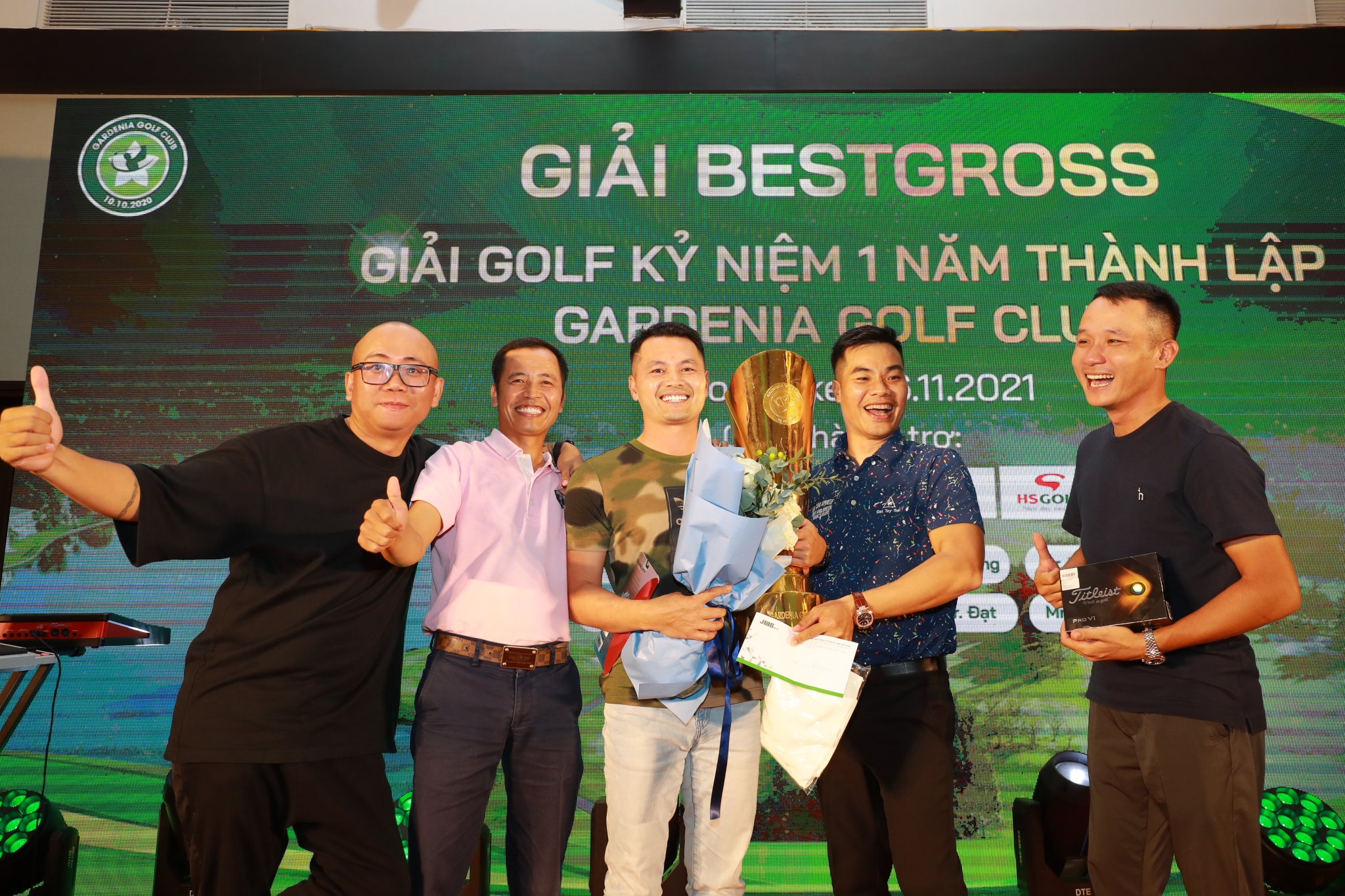 Golfer Thái Trung Hiếu vô địch giải đấu mừng sinh nhật của CLB Gardenia Golf Club