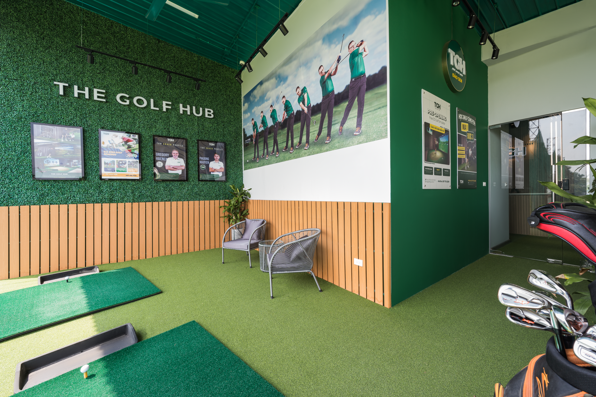 The Golf Hub Vietnam mở cơ sở đào tạo thứ 3 tại sân tập Đảo Sen