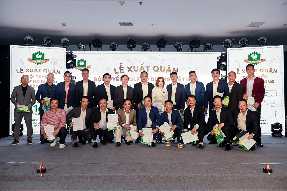 Lễ xuất quân Câu lạc bộ Golf Họ Dương Việt Nam tranh tài Giải Vô địch các Câu lạc bộ dòng họ 2021