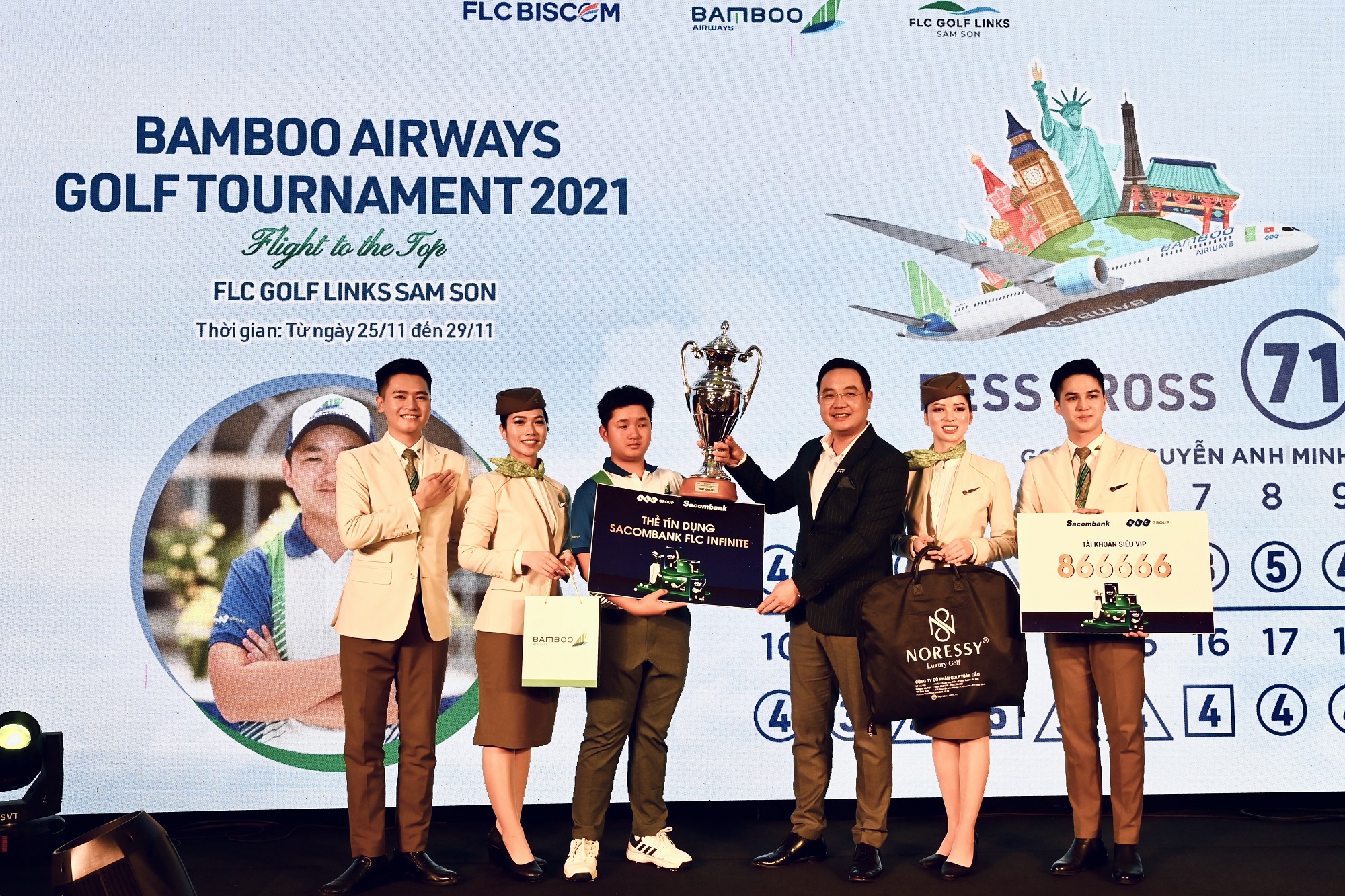 Đánh -1 gậy, Nguyễn Anh Minh vô địch Bamboo Airways Golf Tournament 2021