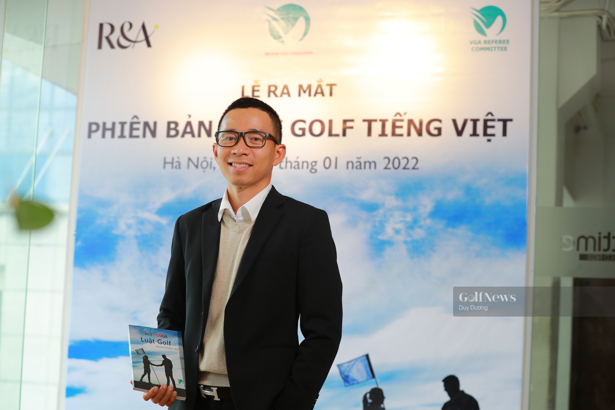 Ông Bạch Cường Khang nhận chức Chủ tịch Hội đồng trọng tài golf Quốc gia