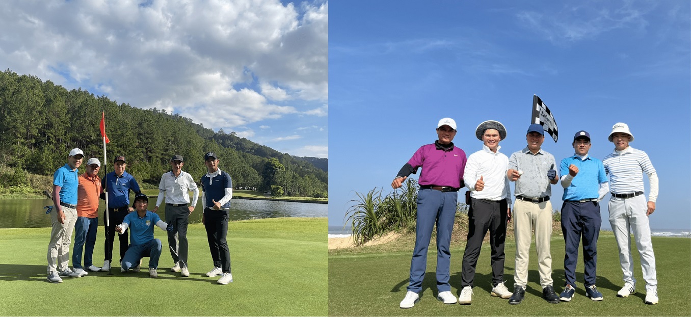 Golfer Huỳnh Văn Toàn và Lương Văn Đa cùng nhau mang về hàng trăm triệu đồng tiền thưởng đến từ VGS Sport